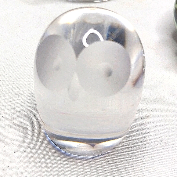 Art Glass OWL -- HADELAND Norway - Picture 1 of 4